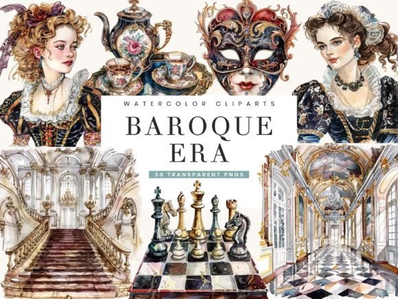 Download Baroque Era Clipart Bundle - Clipart Collection