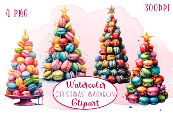 Download Christmas Tree Macaroons Cookie Clipart - Clipart Collection