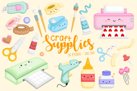 Download Craft Supplies Clipart - Hobby Clip Art - Clipart Collection