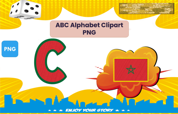 Download ABC Alphabet Clipart PNGs Flag Morocco - Clipart Collection