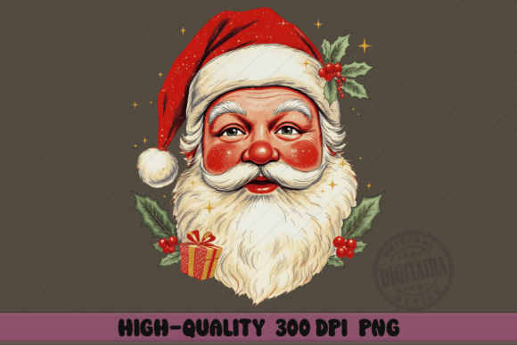 Download Vintage Santa Png, Christmas Clipart - Clipart Collection