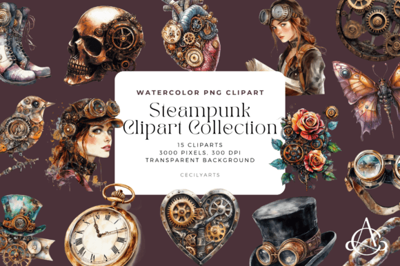 Download Steampunk Clipart Collection - Clipart Collection
