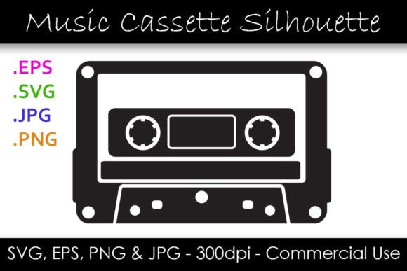 Download Retro Music Audio Cassette Clipart - Clipart Collection