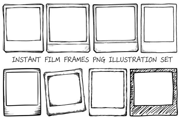 Download Instant Film Frames PNG Clipart Bundle - Clipart Collection