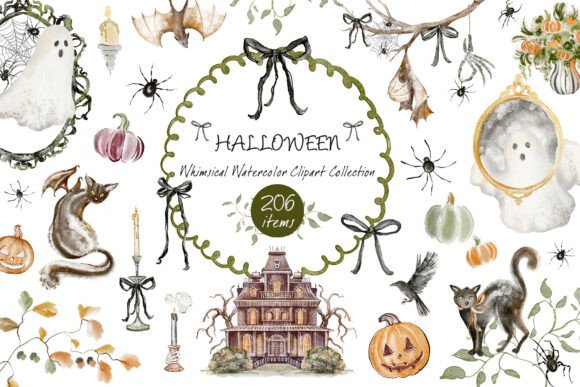 Download Whimsical Halloween Clipart - Clipart Collection