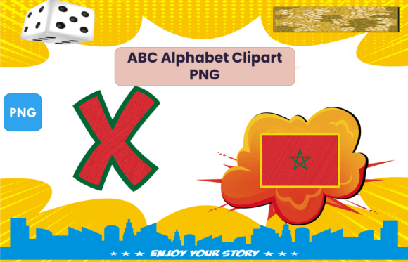 Download ABC Alphabet Clipart PNGs Flag Morocco - Clipart Collection