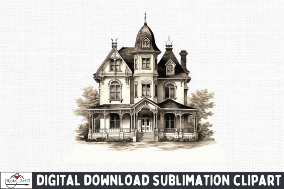 Download Vintage House PNG Clipart - Clipart Collection