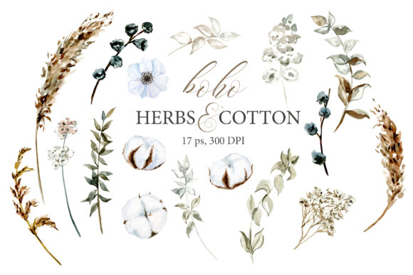 Download Boho Watercolor Floral Clipart - Clipart Collection