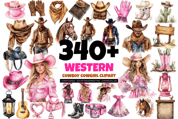 Download 348 Western Cowboy Cowgirl Clipart Png - Clipart Collection