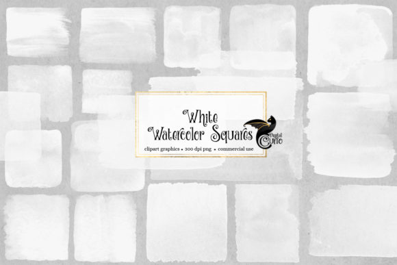 Download White Watercolor Squares Clipart - Clipart Collection