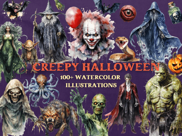 Download Creepy Halloween Clipart, 100+ Designs - Clipart Collection