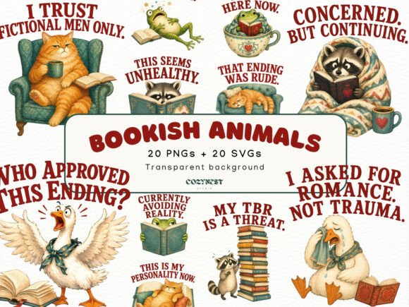 Download Sarcastic Bookish Clipart Book Lover PNG - Clipart Collection