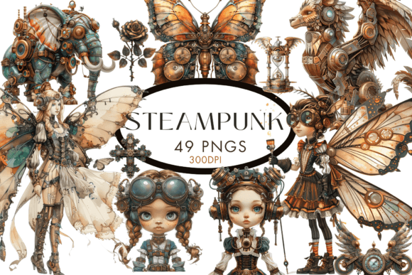 Download Steampunk Clipart PNG - Clipart Collection