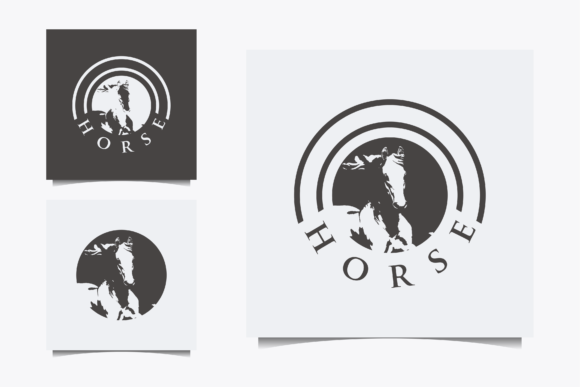 Download Horse Logo Design with Vintage Graphics - Vintage graphics Collection