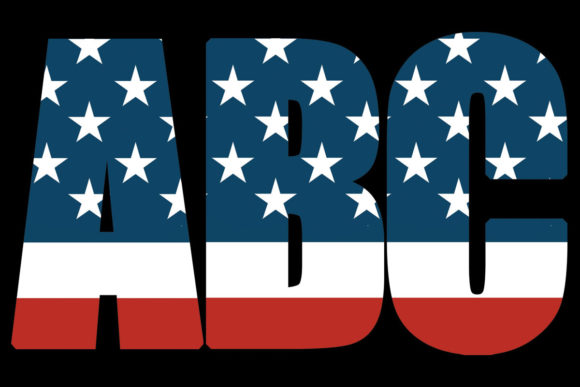 Download American Flag ABC Alphabet Clipart PNGs - Clipart Collection