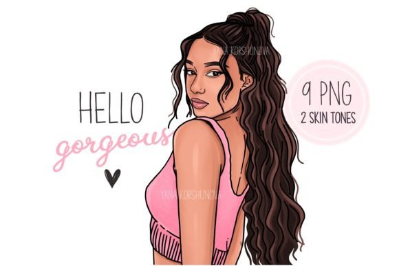 Download Fashion Girl Clipart. Hello Gorgeous Png - Clipart Collection