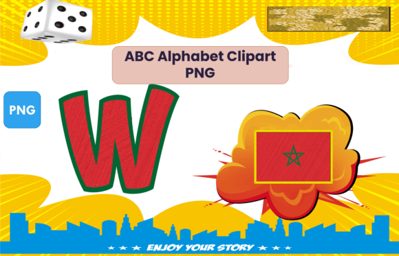 Download ABC Alphabet Clipart PNGs Flag Morocco - Clipart Collection