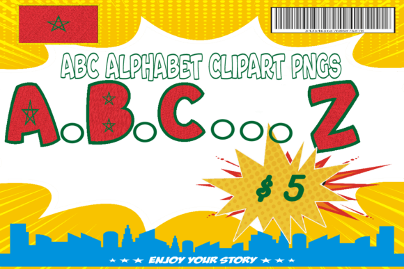 Download ABC Alphabet Clipart PNGs Flag Morocco - Clipart Collection