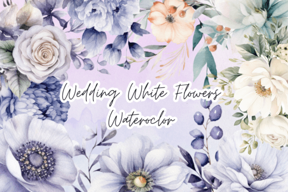 Download Wedding White Watercolor Clipart PNG - Clipart Collection