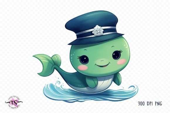 Download Cute St Patrick's Day Baby Whale Clipart - Clipart Collection