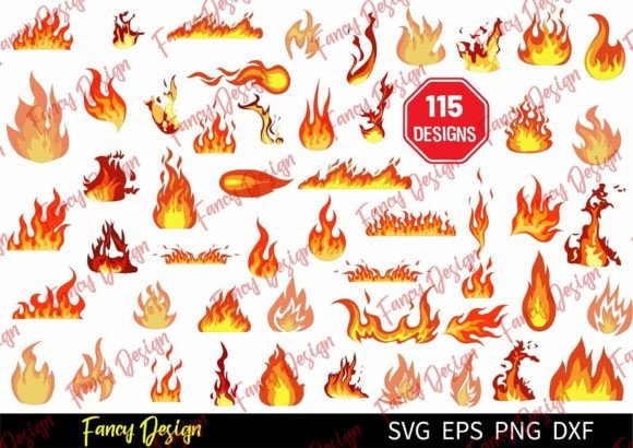 Download Fire Flames Svg, Flame Svg, Fire Clipart - Clipart Collection