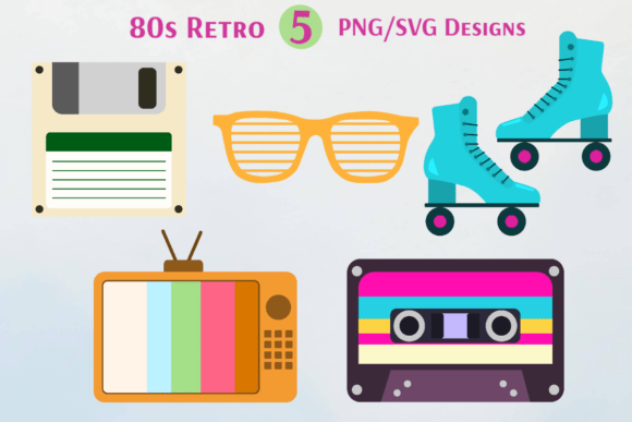 Download 80s Tech &amp; Fashion Clipart - Clipart Collection