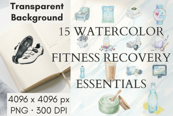 Download Fitness Recovery Clipart Watercolor PNG - Clipart Collection